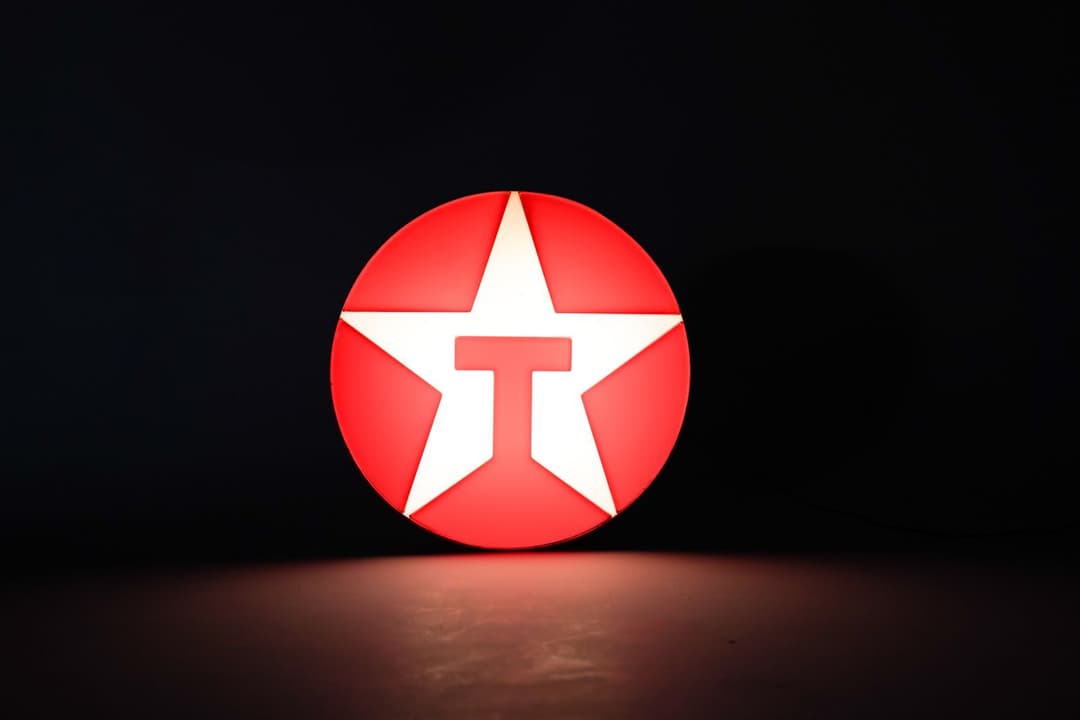Texaco - round sign