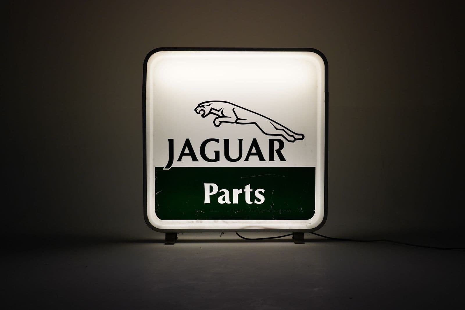 Jaguar Parts Wall Sign - Angle view